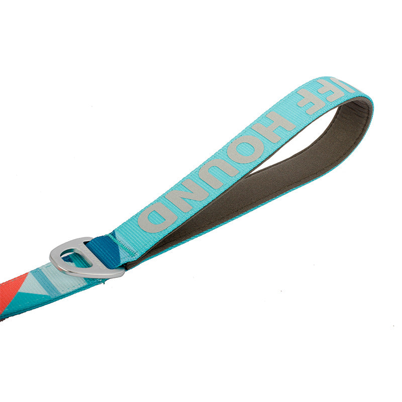 KFX-1878333 Adjustable Nylon Stretchable Dog Leash 120-150 cm with Towing Rope