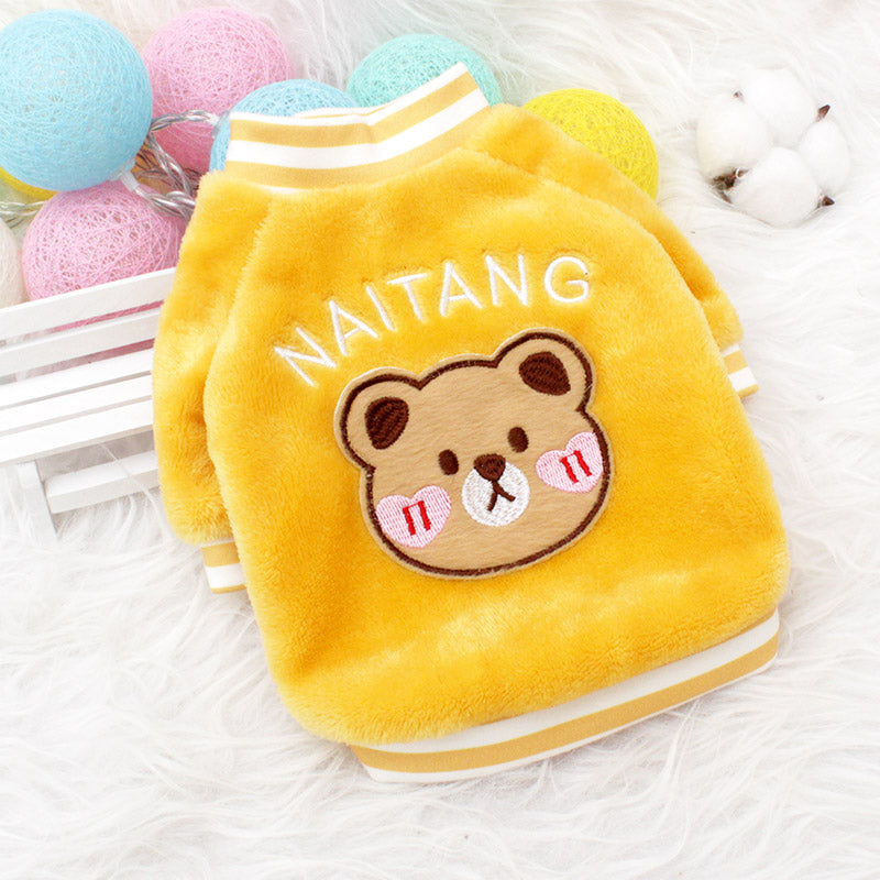 KFX-1879101 Cozy Teddy Cotton Winter Coat for Dogs - Available in Multiple Colors