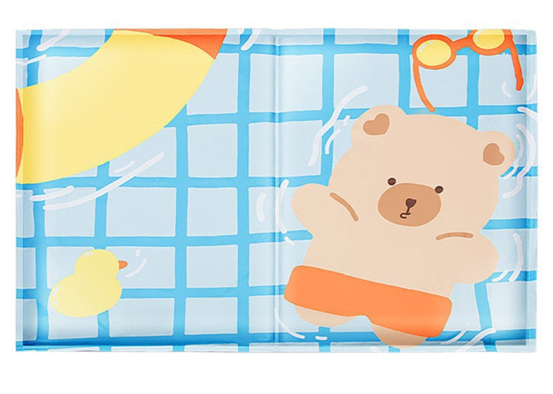 KFX-1880381 Cooling Pet Ice Mat in Various Fun Designs for Summer Comfort