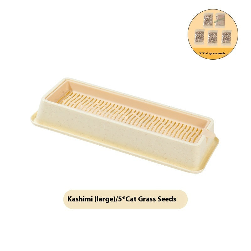 KFX-1881789 Hydroponic Cat Grass Grow Kit - Large & Small Options with Seeds Included