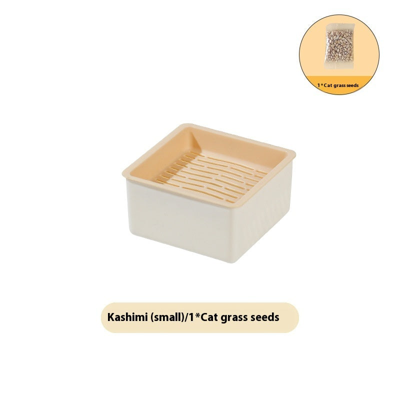 KFX-1881789 Hydroponic Cat Grass Grow Kit - Large & Small Options with Seeds Included