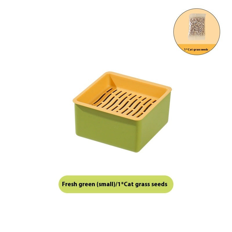 KFX-1881789 Hydroponic Cat Grass Grow Kit - Large & Small Options with Seeds Included