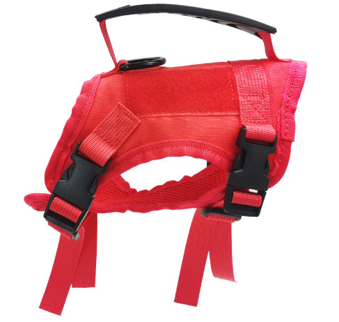 KFX-1884093 Tactical Cat Harness Vest with Leash - Adjustable, Durable Polyester in Multiple Colors