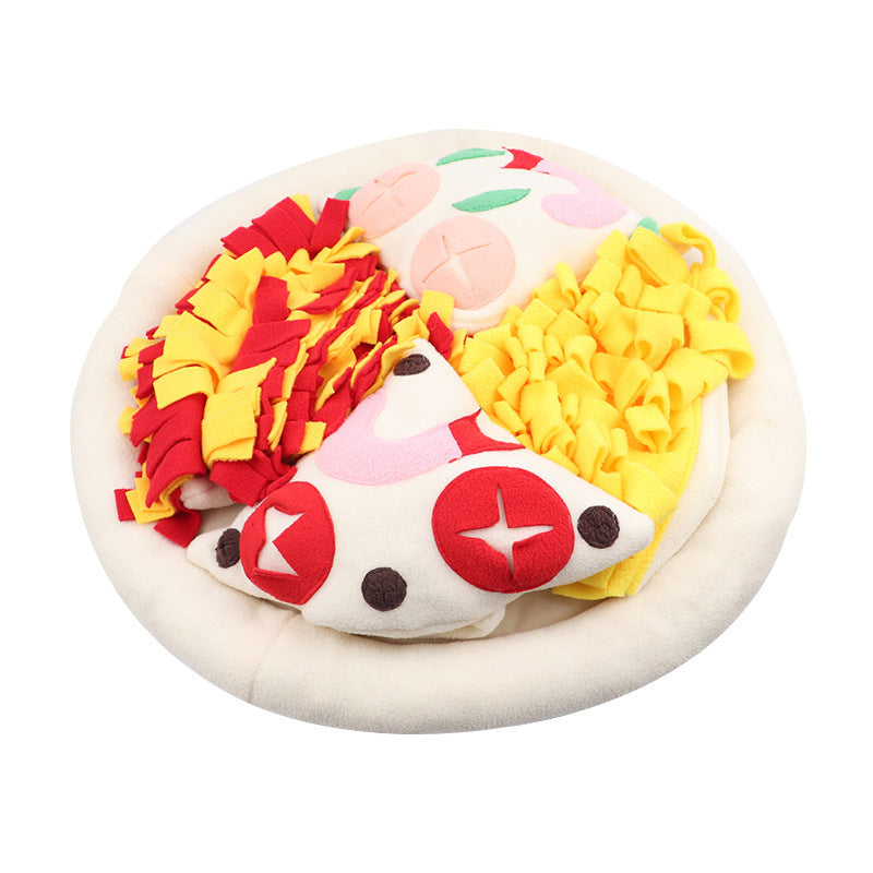 KFX-1886141 Intelligent Decompression Smell Training Pad for Pets - 50cm Pizza Design