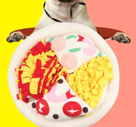 KFX-1886141 Intelligent Decompression Smell Training Pad for Pets - 50cm Pizza Design