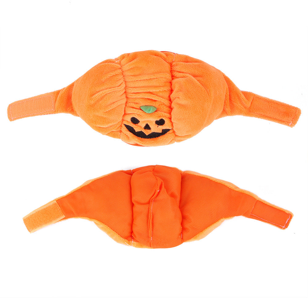 KFX-1894845 Cute Pumpkin Hat for Cats and Small Dogs - Fun Halloween Costume Accessory