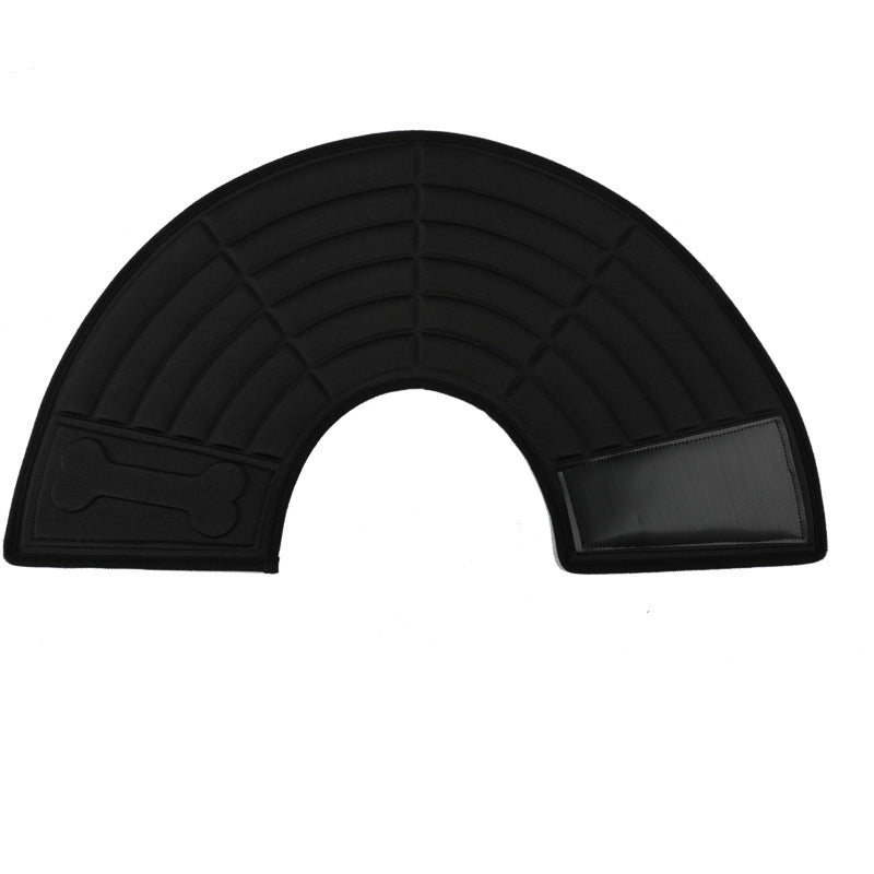 KFX-1897789 Monochrome Pet Anti-Bite Headgear - Adjustable Size Options for Dogs