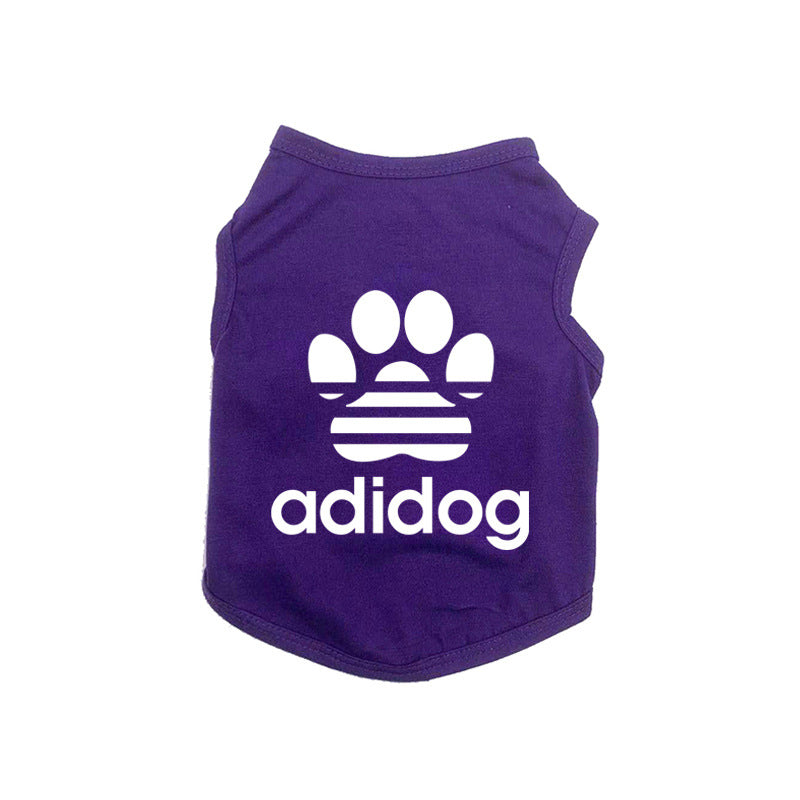 KFX-1898173 Cotton Vest for Small to Medium Dogs - Breathable and Slim Fit in Multiple Colors
