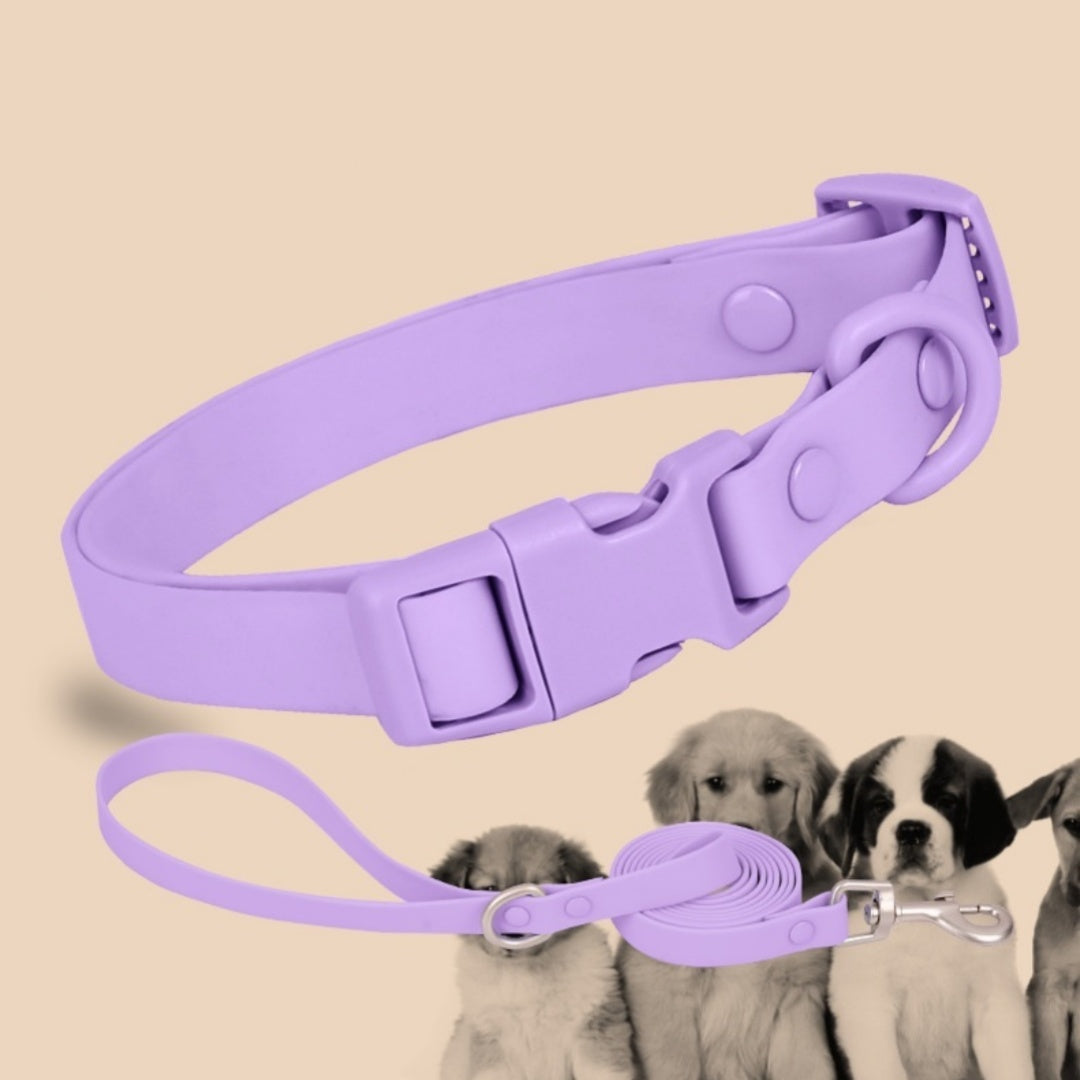 KFX-1899581 Pet Leash - Waterproof & Stain Resistant Silicone Pulling Rope in Multiple Colors