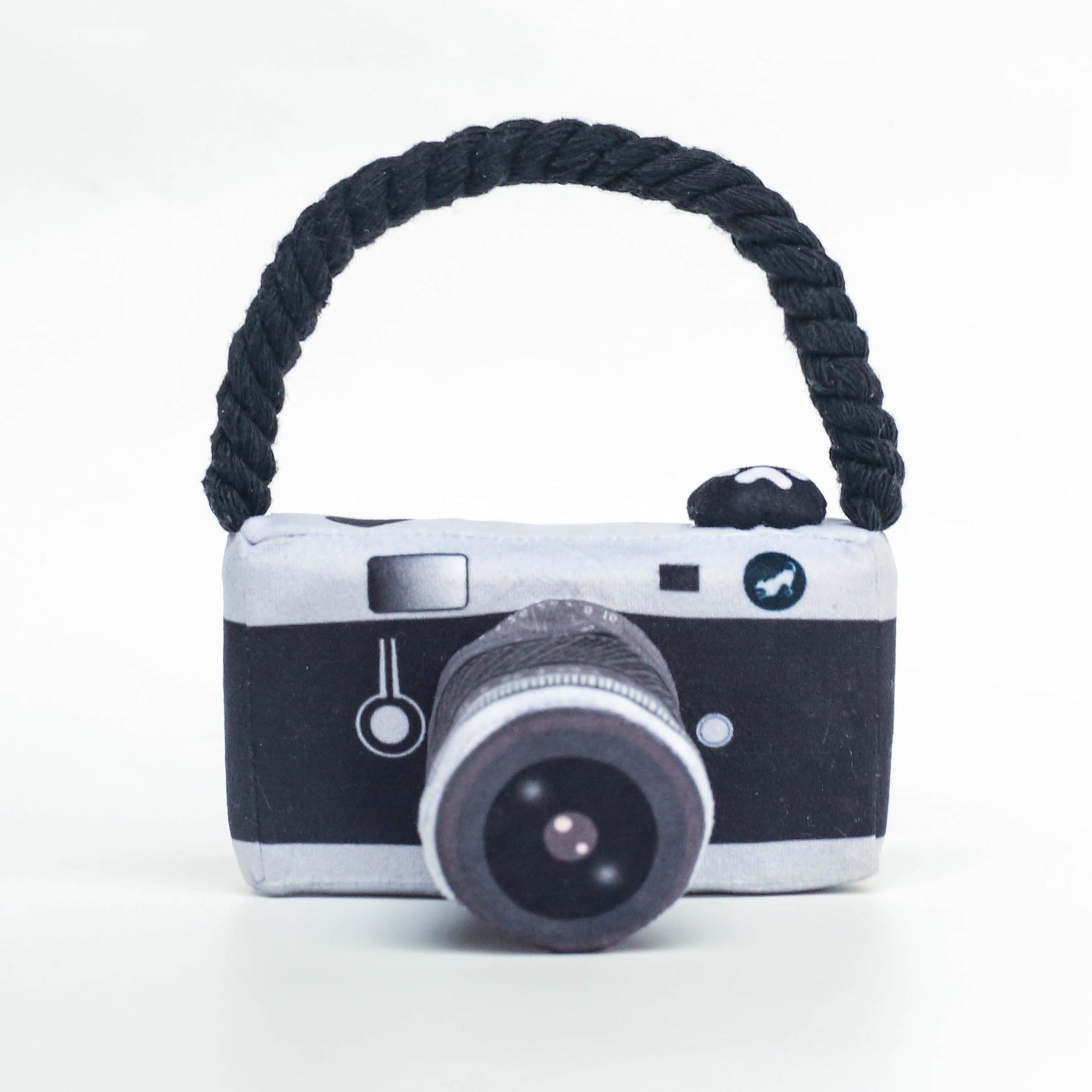 KFX-1900605 Plush Dog Camera Photo Prop Toy - Interactive Photography Accessory for Pets
