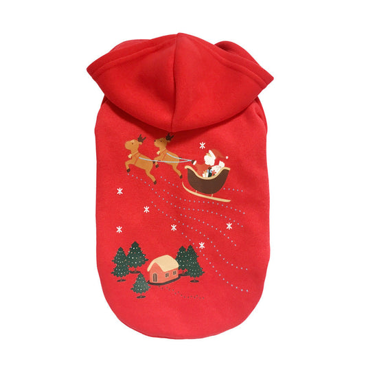 KFX-1900861 Cotton Dog Sweater for Christmas - Casual Style, Multiple Colors & Sizes Available