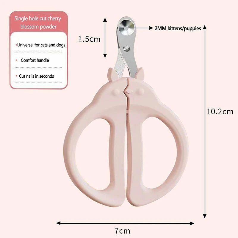 KFX-1901245 Pet Grooming Nail Clipper for Cats and Dogs, Safe and Easy Nail Trimming Tool with Rounded Blade