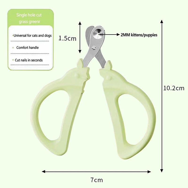KFX-1901245 Pet Grooming Nail Clipper for Cats and Dogs, Safe and Easy Nail Trimming Tool with Rounded Blade
