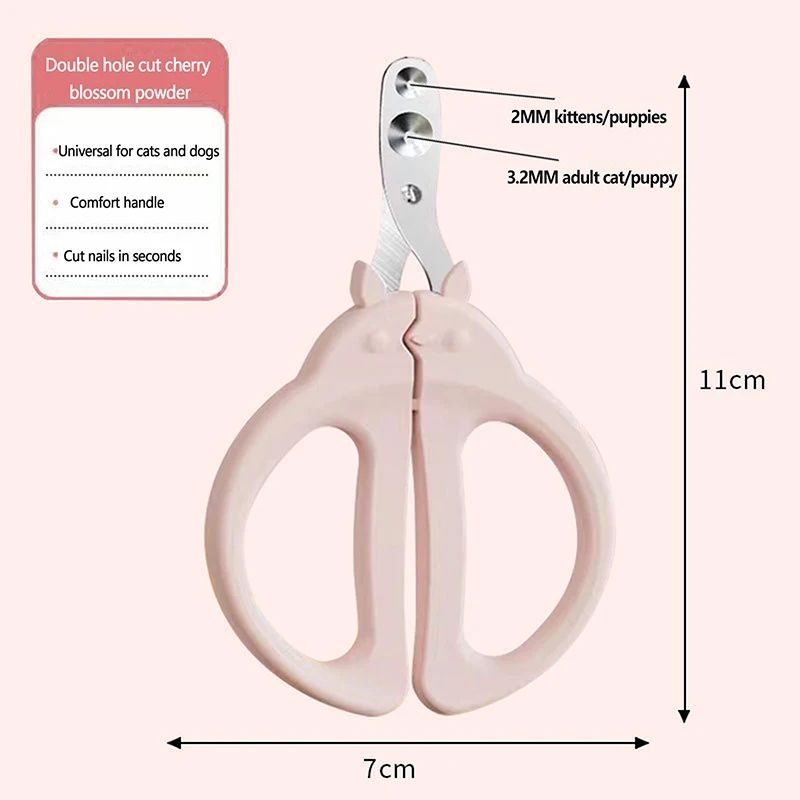 KFX-1901245 Pet Grooming Nail Clipper for Cats and Dogs, Safe and Easy Nail Trimming Tool with Rounded Blade