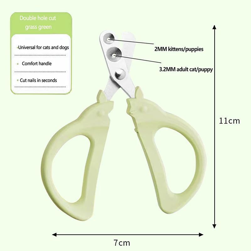 KFX-1901245 Pet Grooming Nail Clipper for Cats and Dogs, Safe and Easy Nail Trimming Tool with Rounded Blade