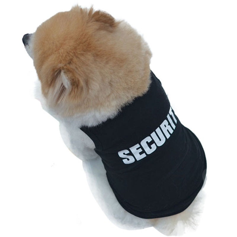 KFX-1903933 Cotton Dog Vest - Pure Color Pet T-Shirt for All Breeds