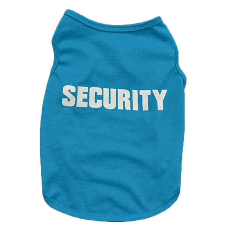 KFX-1903933 Cotton Dog Vest - Pure Color Pet T-Shirt for All Breeds