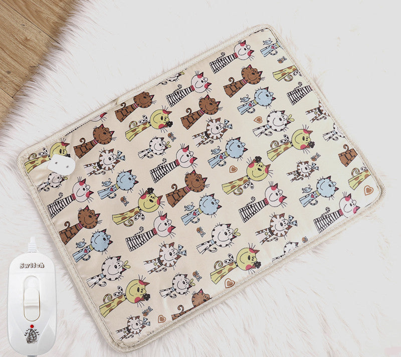 KFX-1905597 Electric Pet Heating Blanket - Waterproof, Constant Temperature, Multiple Sizes Available