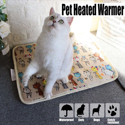 KFX-1905597 Electric Pet Heating Blanket - Waterproof, Constant Temperature, Multiple Sizes Available