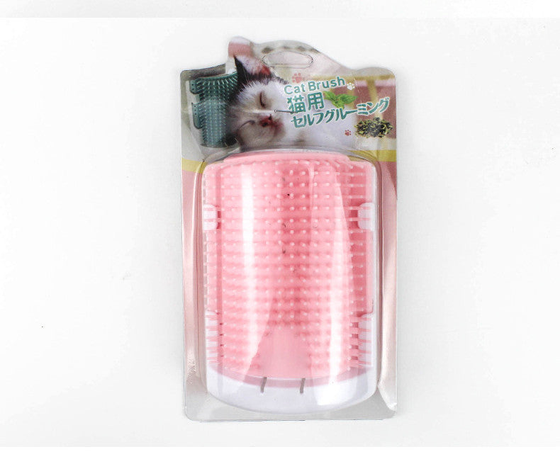 KFX-1907133 Cat Tickle Depilation Toy - Pink Plastic Grooming Tool with Accessories