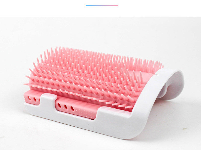 KFX-1907133 Cat Tickle Depilation Toy - Pink Plastic Grooming Tool with Accessories
