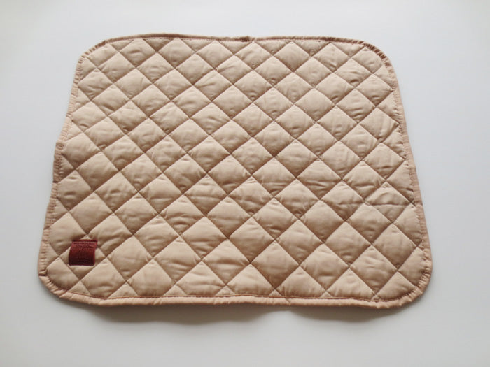 KFX-1913149 Warm Cotton Dog Quilt Seat Cushion – Wine Red & Pink Check, 60cm x 70cm or 70cm x 100cm