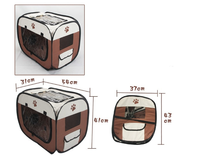KFX-1913533 Pet Drying Bag for Dogs and Cats, Waterproof 600D Oxford Cloth, Folding Design, 54X31X41cm