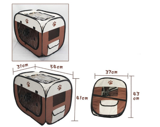 KFX-1913533 Pet Drying Bag for Dogs and Cats, Waterproof 600D Oxford Cloth, Folding Design, 54X31X41cm