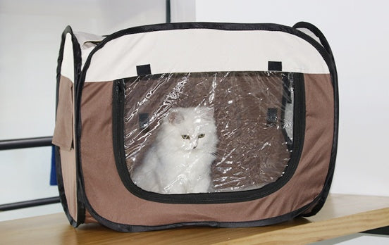 KFX-1913533 Pet Drying Bag for Dogs and Cats, Waterproof 600D Oxford Cloth, Folding Design, 54X31X41cm