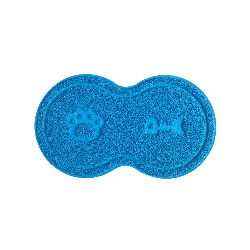 KFX-1918909 Cat Litter Pad - Large Size, Plastic Material, Available in Rose Red and Gray, 45.5 x 25.5 cm