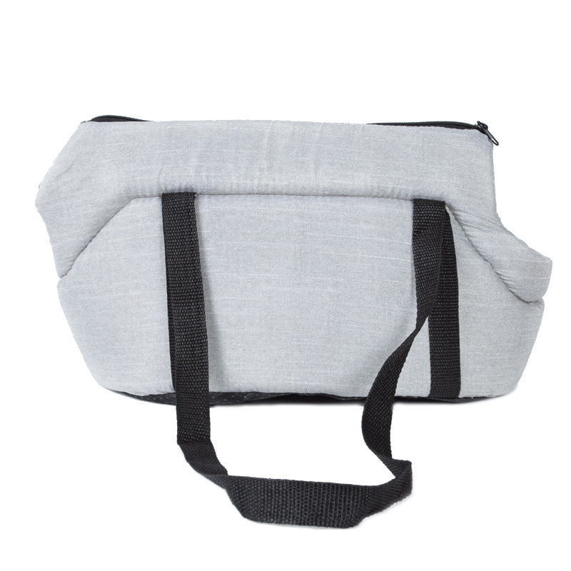 KFX-1919293 Portable Breathable Mesh Pet Carrier Bag for Small Dogs and Cats - Foldable Travel Handbag