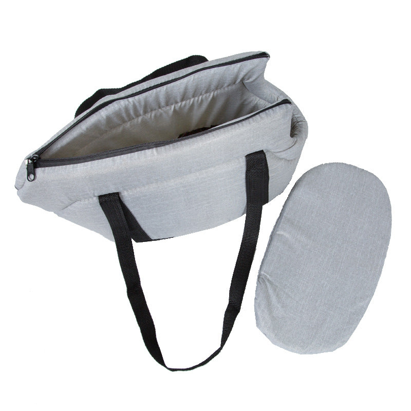 KFX-1919293 Portable Breathable Mesh Pet Carrier Bag for Small Dogs and Cats - Foldable Travel Handbag