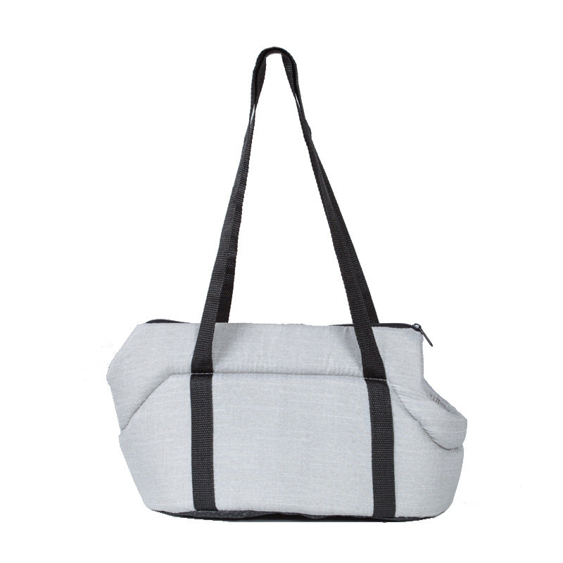 KFX-1919293 Portable Breathable Mesh Pet Carrier Bag for Small Dogs and Cats - Foldable Travel Handbag