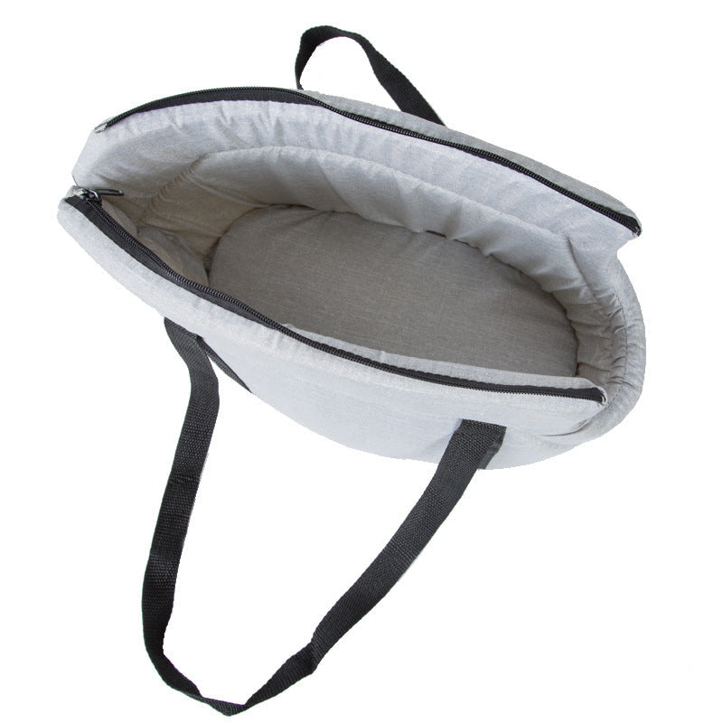 KFX-1919293 Portable Breathable Mesh Pet Carrier Bag for Small Dogs and Cats - Foldable Travel Handbag