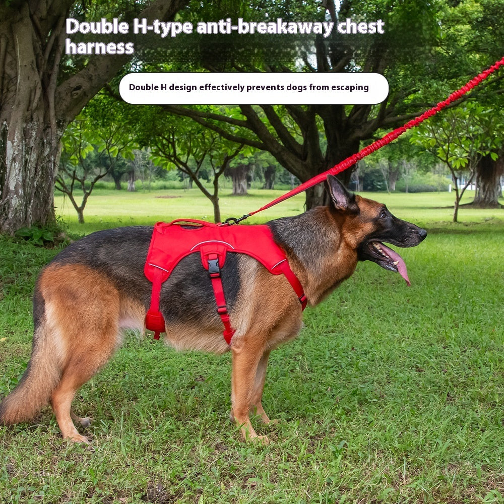 KFX-1919677 Explosion-Proof Pet Vest for Large Dogs - Nylon, Available in Various Colors
