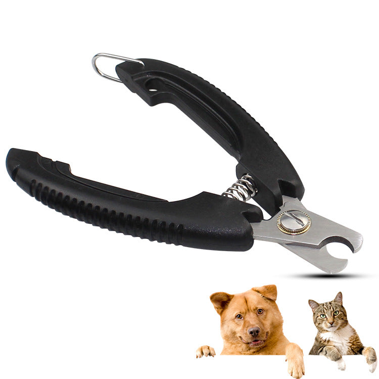 KFX-1920829 Stainless Steel Pet Nail Clippers with Comfortable ABS Grip for Safe and Efficient Grooming