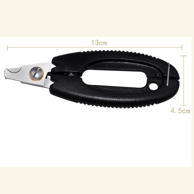 KFX-1920829 Stainless Steel Pet Nail Clippers with Comfortable ABS Grip for Safe and Efficient Grooming