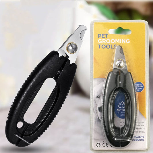 KFX-1920829 Stainless Steel Pet Nail Clippers with Comfortable ABS Grip for Safe and Efficient Grooming
