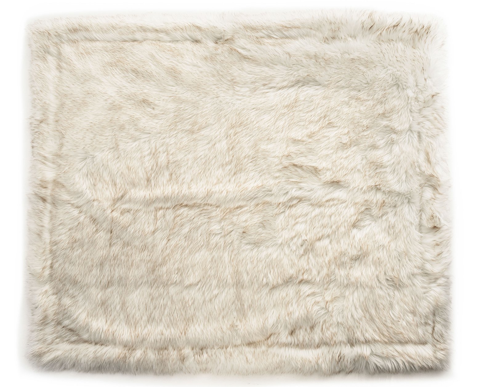 KFX-1921853 Plush Waterproof Dog House Blanket - Soft Cloth Pet Nest in Beige