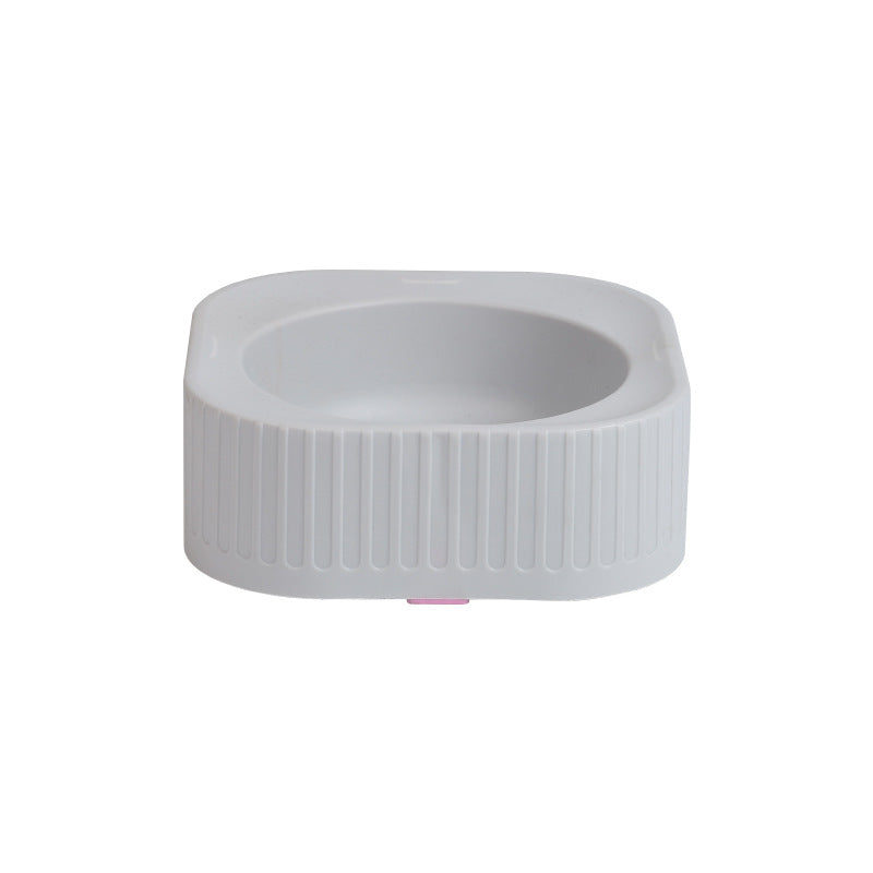 KFX-1923005 Magnetic Pet Bowl Feeder Set - Versatile Drinking Fountain and Feeding Solutions in Pink, Blue, Gray, and White