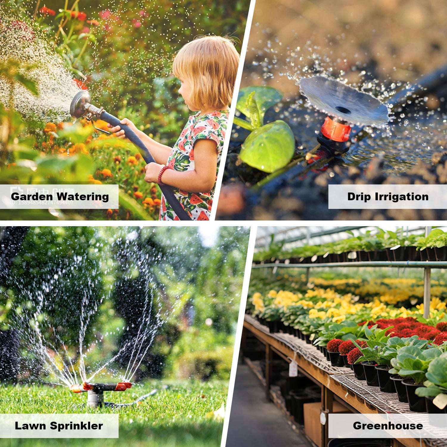 KFX-1923645 Automatic Dual Output Timing Irrigator for Efficient Watering System