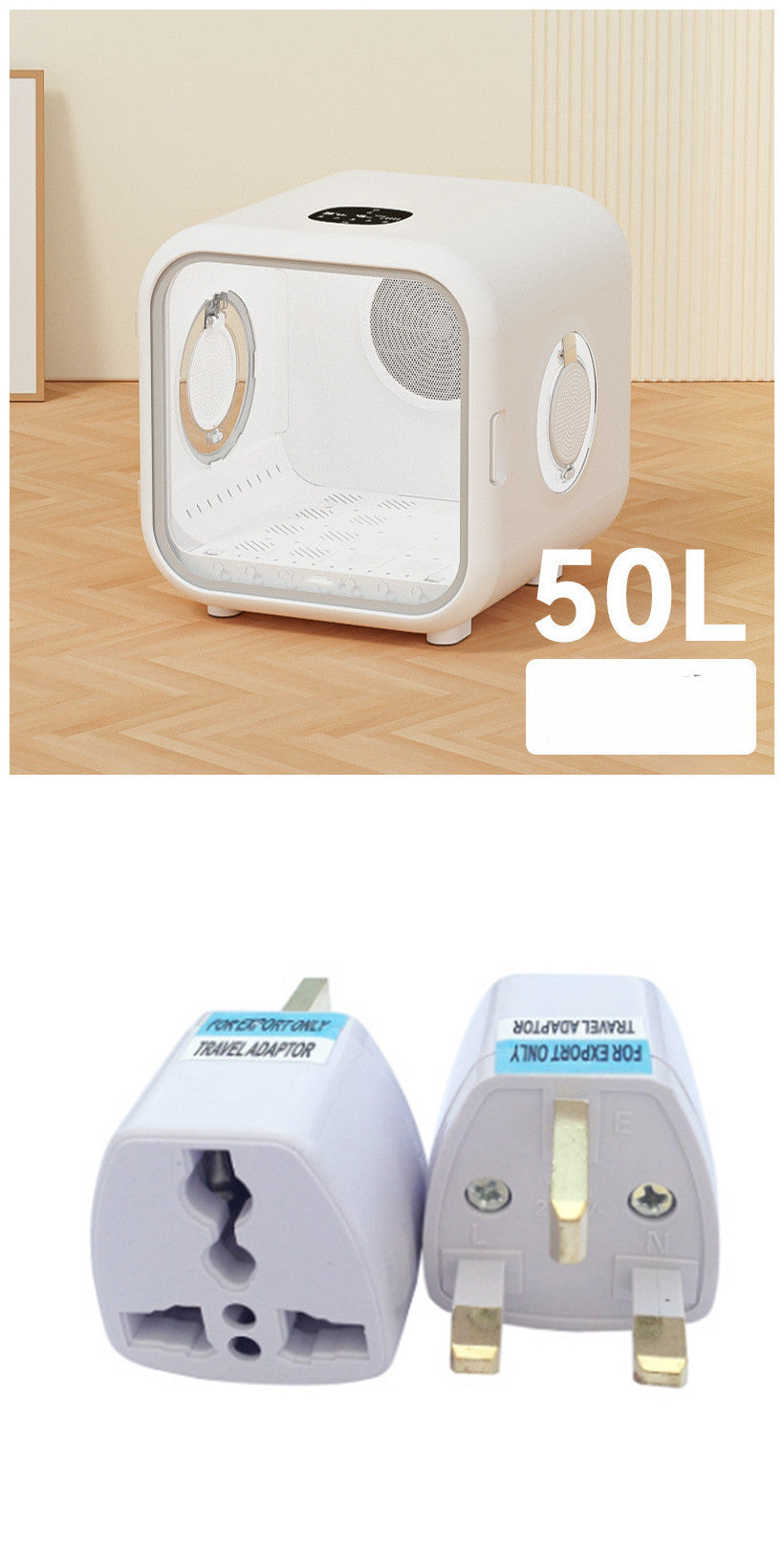 KFX-1925053 Fully Automatic Pet Intelligent Drying Box - Standard 50L & PRO 62L, Spiral Heating Wire, 220V Power