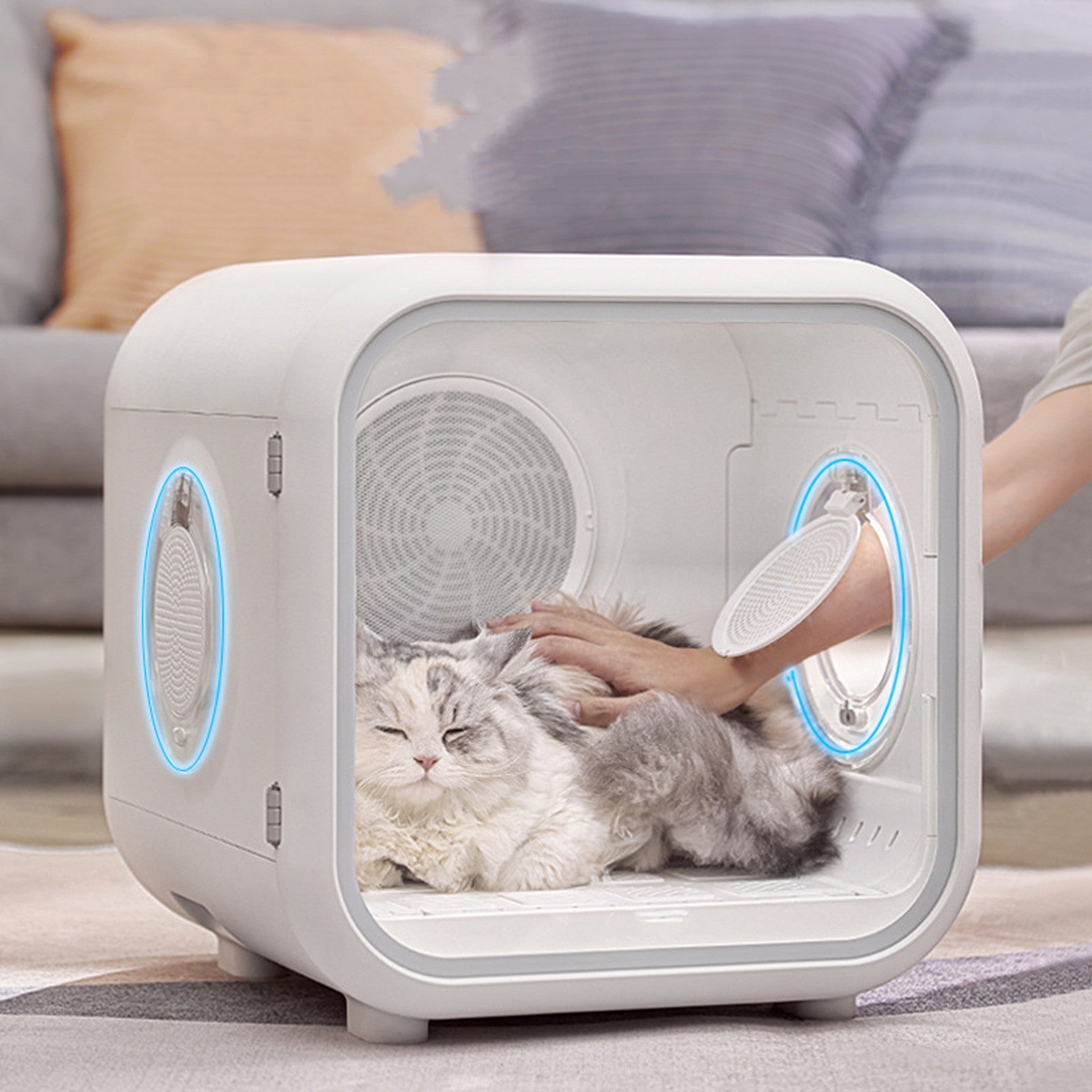 KFX-1925053 Fully Automatic Pet Intelligent Drying Box - Standard 50L & PRO 62L, Spiral Heating Wire, 220V Power