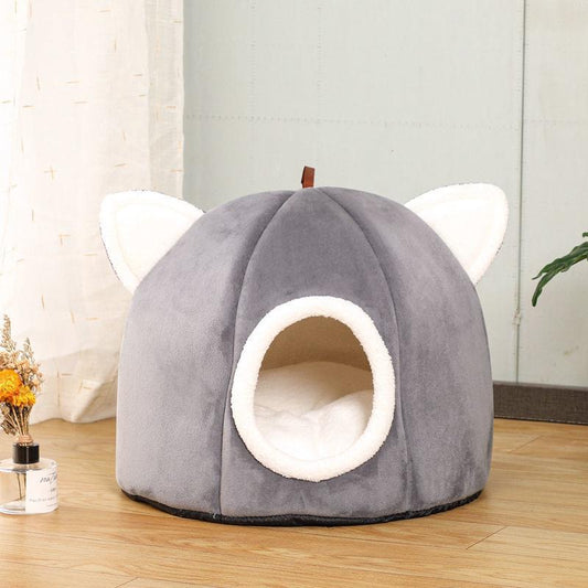 KFX-1926845 Comfortable Fully Enclosed Cat Nest Available in Multiple Colors and Sizes