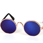 KFX-1930173 Pet Cat Sunglasses with Spring Legs for Comfortable Wear - Fun Accessory for Cats and Small Dogs