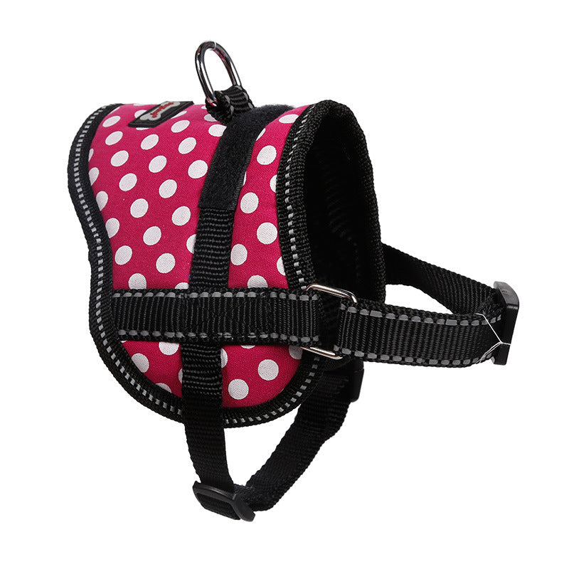 KFX-1937597 Reflective Dog Chest Harness with Leash for Small Breeds