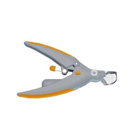 KFX-1953597 Professional Pet Nail Clipper with LED Light and Magnifying Glass for Safe Precision Trimming