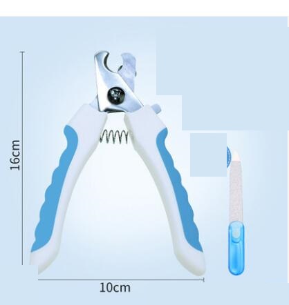 KFX-1953597 Professional Pet Nail Clipper with LED Light and Magnifying Glass for Safe Precision Trimming