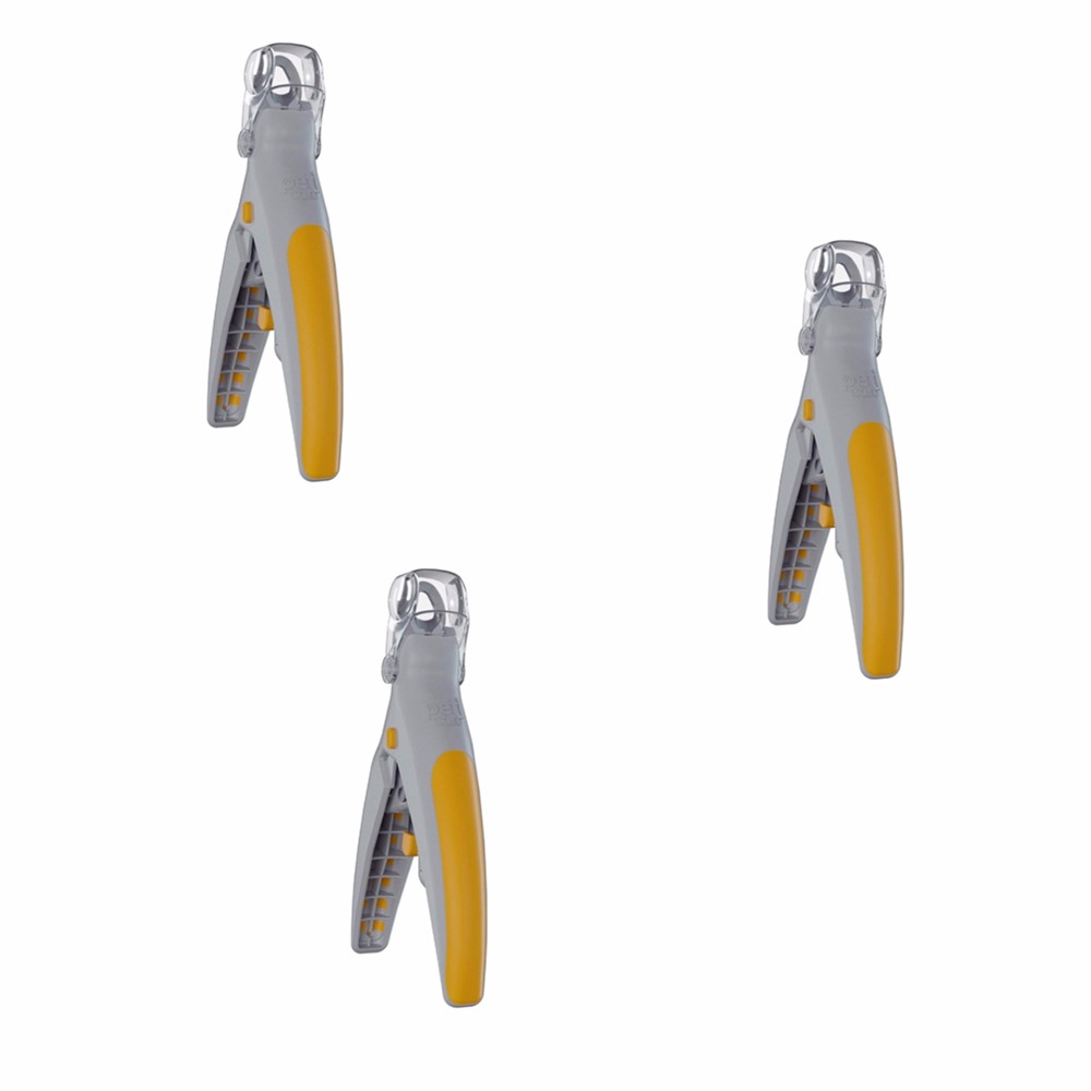 KFX-1953597 Professional Pet Nail Clipper with LED Light and Magnifying Glass for Safe Precision Trimming