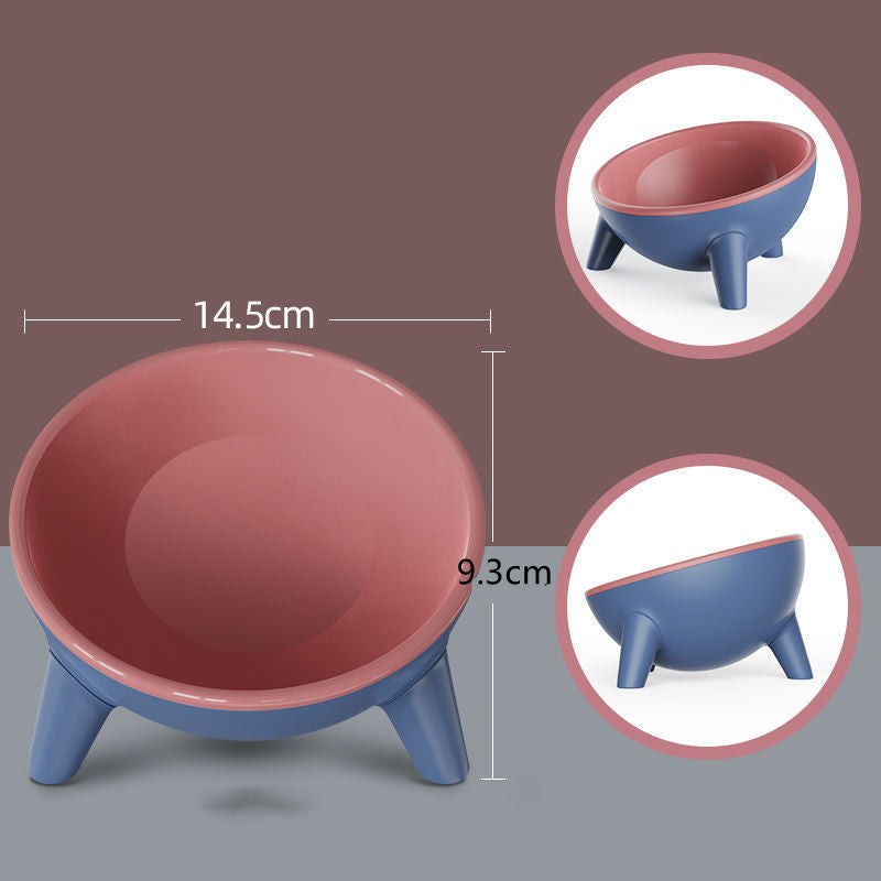 KFX-1955773 Pet Feeding Bowl with Stand for Cats and Dogs, Nordic Design, Food-Grade Material, Large Capacity, Tilted for Comfort